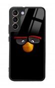Samsung S22 Plus Black Angry Birds Tasarımlı Glossy Telefon Kılıfı