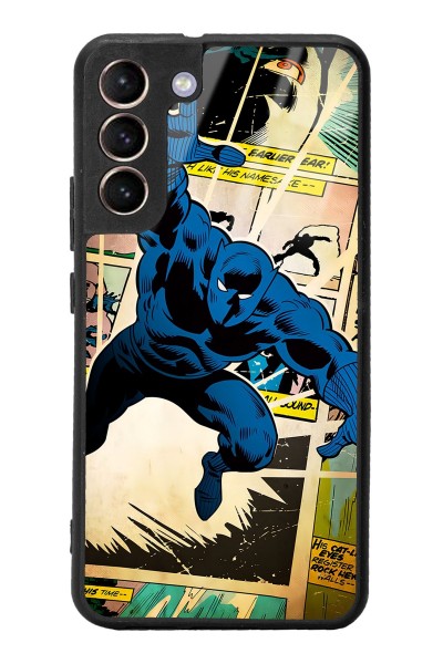 Samsung S22 Plus Black Panther Kara Panter Tasarımlı Glossy Telefon Kılıfı