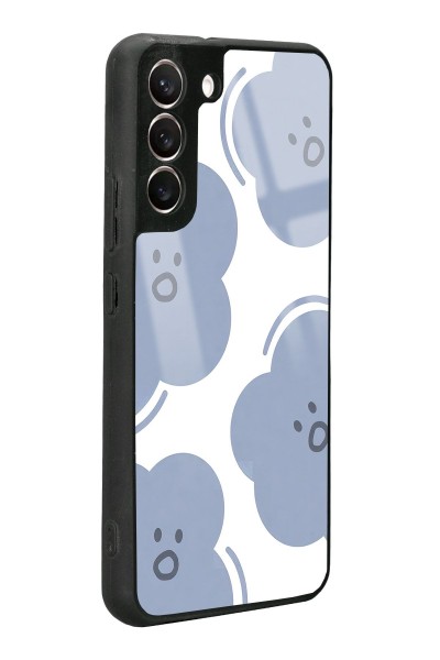 Samsung S22 Plus Cloud Face Tasarımlı Glossy Telefon Kılıfı