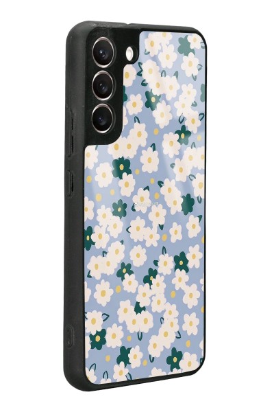 Samsung S22 Plus Daisy Pattern Tasarımlı Glossy Telefon Kılıfı