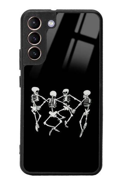 Samsung S22 Plus Dancer Skeleton Tasarımlı Glossy Telefon Kılıfı