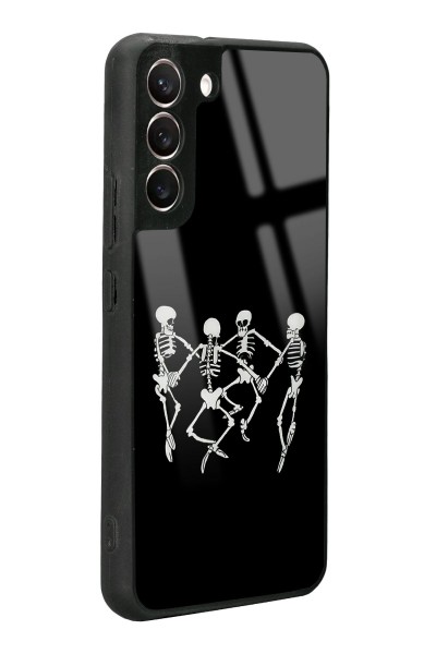 Samsung S22 Plus Dancer Skeleton Tasarımlı Glossy Telefon Kılıfı