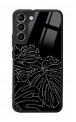 Samsung S22 Plus Dark Leaf Tasarımlı Glossy Telefon Kılıfı