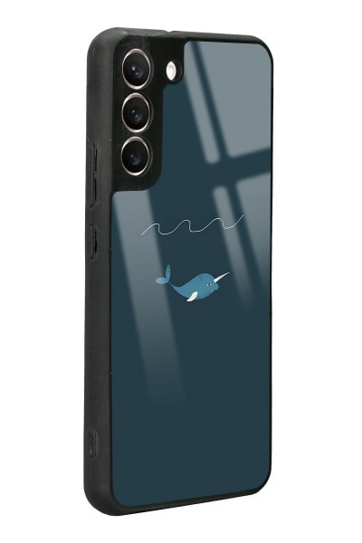Samsung S22 Plus Doodle Fish Tasarımlı Glossy Telefon Kılıfı