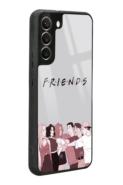 Samsung S22 Plus Doodle Friends Tasarımlı Glossy Telefon Kılıfı
