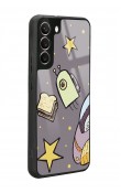 Samsung S22 Plus Doodle Jump Tasarımlı Glossy Telefon Kılıfı