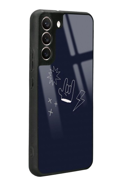 Samsung S22 Plus Doodle Punk Tasarımlı Glossy Telefon Kılıfı