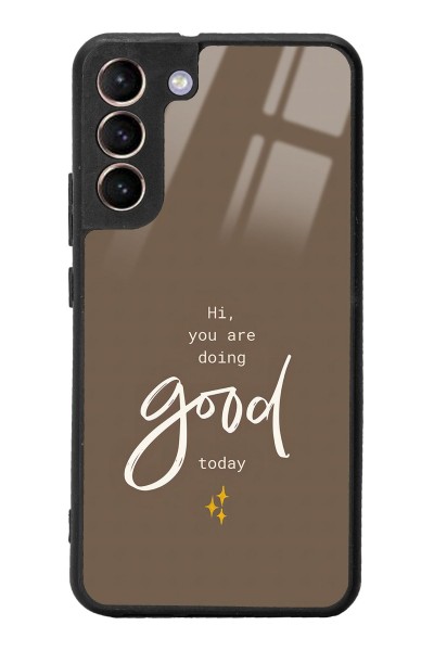 Samsung S22 Plus Good Today Tasarımlı Glossy Telefon Kılıfı