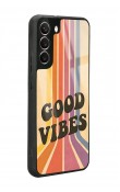 Samsung S22 Plus Good Vibes Tasarımlı Glossy Telefon Kılıfı