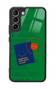Samsung S22 Plus Happy Green Tasarımlı Glossy Telefon Kılıfı