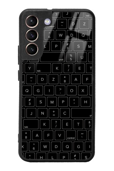 Samsung S22 Plus Keyboard Tasarımlı Glossy Telefon Kılıfı