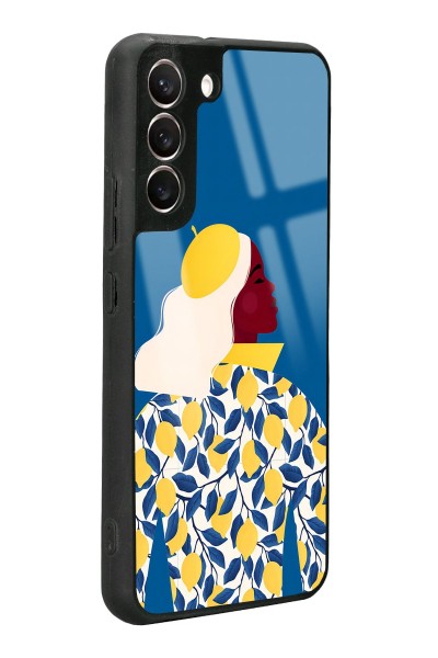 Samsung S22 Plus Lemon Woman Tasarımlı Glossy Telefon Kılıfı
