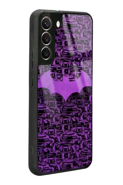 Samsung S22 Plus Lila Batman Tasarımlı Glossy Telefon Kılıfı