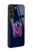 Samsung S22 Plus Neon Astronot Tasarımlı Glossy Telefon Kılıfı
