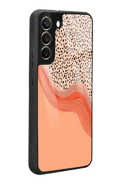 Samsung S22 Plus Nude Benekli Tasarımlı Glossy Telefon Kılıfı