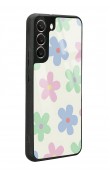 Samsung S22 Plus Nude Çiçek Tasarımlı Glossy Telefon Kılıfı