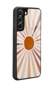 Samsung S22 Plus Retro Güneş Tasarımlı Glossy Telefon Kılıfı