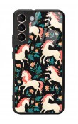 Samsung S22 Plus Unicorn Desenli Tasarımlı Glossy Telefon Kılıfı Uyumlu