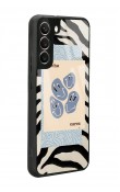 Samsung S22 Plus Zebra Emoji Tasarımlı Glossy Telefon Kılıfı