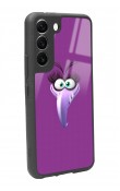 Samsung S22 Purple Angry Birds Tasarımlı Glossy Telefon Kılıfı
