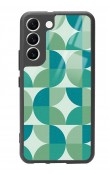 Samsung S22 Retro Green Duvar Kağıdı Tasarımlı Glossy Telefon Kılıfı