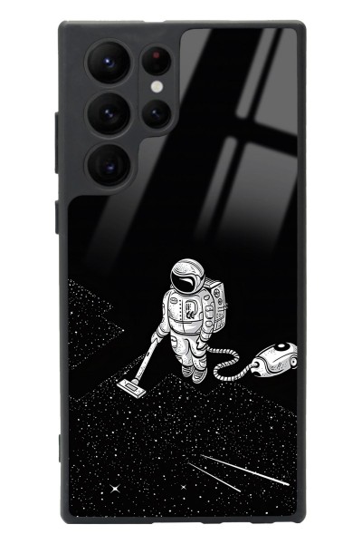 Samsung S22 Ultra Astronot Tatiana Tasarımlı Glossy Telefon Kılıfı