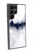 Samsung S22 Ultra Beyaz Batman Tasarımlı Glossy Telefon Kılıfı