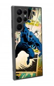 Samsung S22 Ultra Black Panther Kara Panter Tasarımlı Glossy Telefon Kılıfı