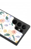 Samsung S22 Ultra Minik Çiçekler Tasarımlı Glossy Telefon Kılıfı