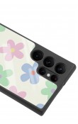 Samsung S22 Ultra Nude Çiçek Tasarımlı Glossy Telefon Kılıfı