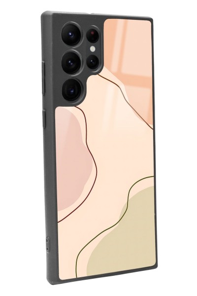 Samsung S22 Ultra Nude Colors Tasarımlı Glossy Telefon Kılıfı