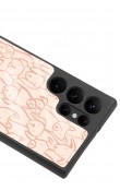 Samsung S22 Ultra Pink Dog Tasarımlı Glossy Telefon Kılıfı