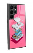 Samsung S22 Ultra Playstation Tasarımlı Glossy Telefon Kılıfı
