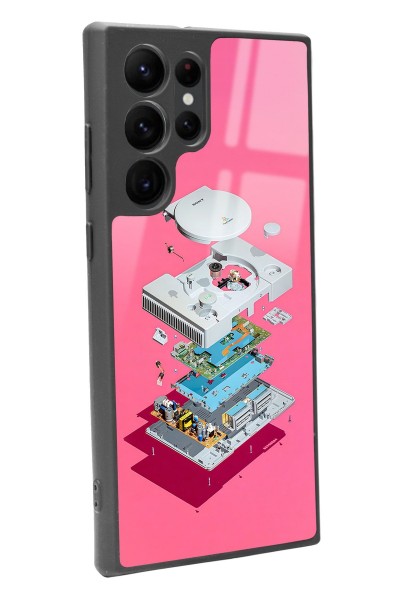 Samsung S22 Ultra Playstation Tasarımlı Glossy Telefon Kılıfı