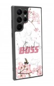 Samsung S22 Ultra Sakura Girl Boss Tasarımlı Glossy Telefon Kılıfı
