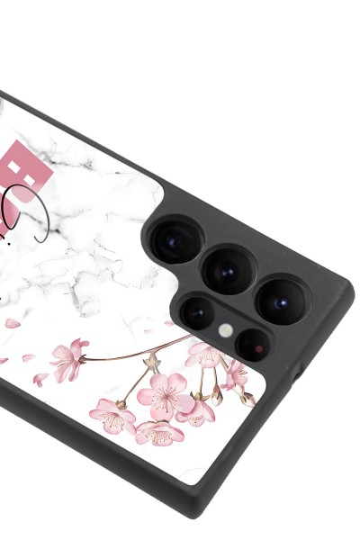 Samsung S22 Ultra Sakura Girl Boss Tasarımlı Glossy Telefon Kılıfı