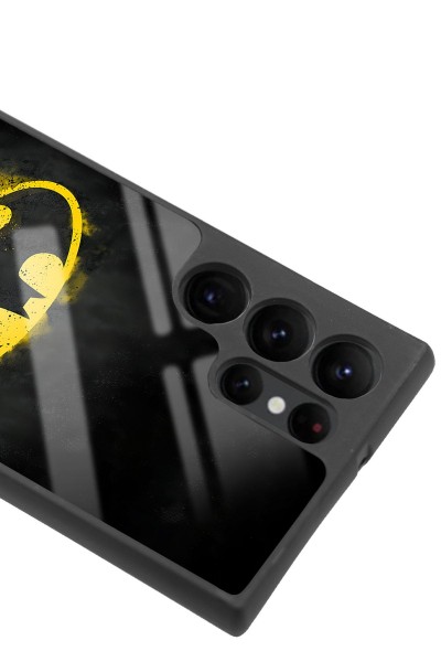 Samsung S22 Ultra Yellow Batman Tasarımlı Glossy Telefon Kılıfı