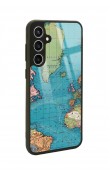 Samsung S23 FE Atlantic Map Tasarımlı Glossy Telefon Kılıfı