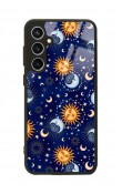 Samsung S23 FE Ay Güneş Pijama Tasarımlı Glossy Telefon Kılıfı