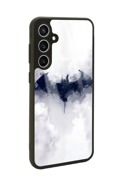 Samsung S23 FE Beyaz Batman Tasarımlı Glossy Telefon Kılıfı