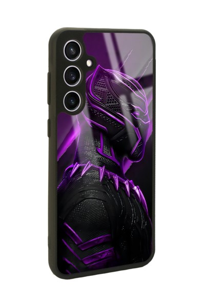 Samsung S23 FE Black Panter Tasarımlı Glossy Telefon Kılıfı