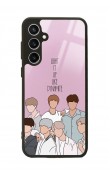 Samsung S23 FE BTS K-Pop Tasarımlı Glossy Telefon Kılıfı