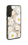 Samsung S23 FE Büyük Papatya Tasarımlı Glossy Telefon Kılıfı