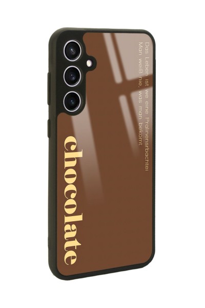 Samsung S23 FE Choclate Tasarımlı Glossy Telefon Kılıfı