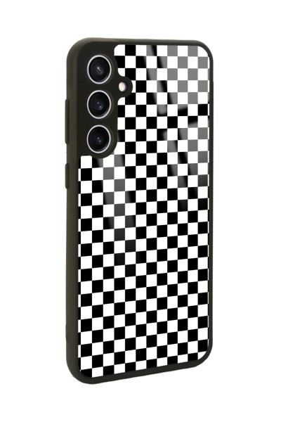 Samsung S23 FE Damalı Tasarımlı Glossy Telefon Kılıfı