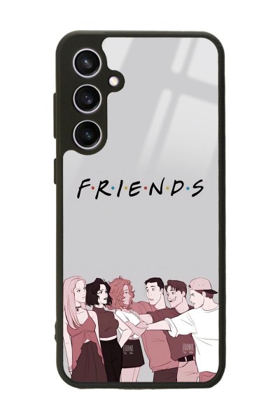 Samsung S23 FE Doodle Friends Tasarımlı Glossy Telefon Kılıfı