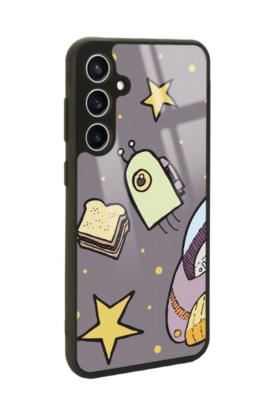 Samsung S23 FE Doodle Jump Tasarımlı Glossy Telefon Kılıfı