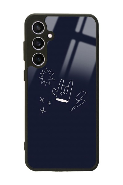 Samsung S23 FE Doodle Punk Tasarımlı Glossy Telefon Kılıfı