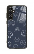 Samsung S23 FE Doodle Smile Tasarımlı Glossy Telefon Kılıfı
