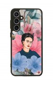 Samsung S23 FE Flowers Frida Kahlo Tasarımlı Glossy Telefon Kılıfı